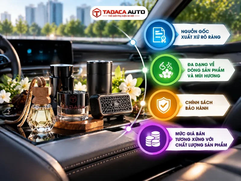 Những tiêu chí quan trọng khi mua nước hoa ô tô tại Hà Nội