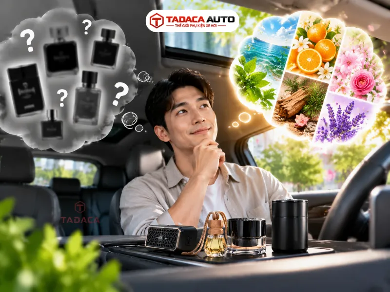 Chọn nước hoa ô tô theo mùi hương hay theo tên thương hiệu?