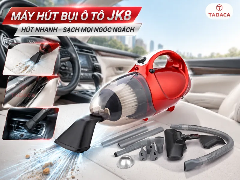 Máy Hút Bụi Ô Tô 2 Chiều Cao Cấp JK8