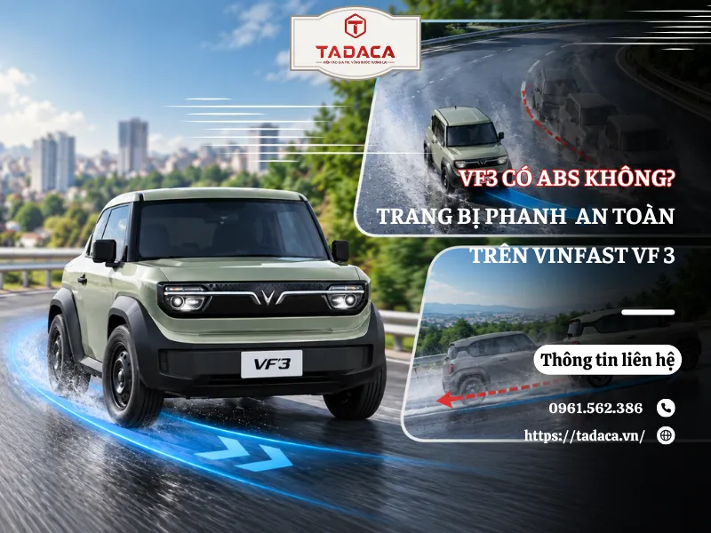VF3 Có ABS Không? Trang Bị Phanh Và An Toàn Trên VF3