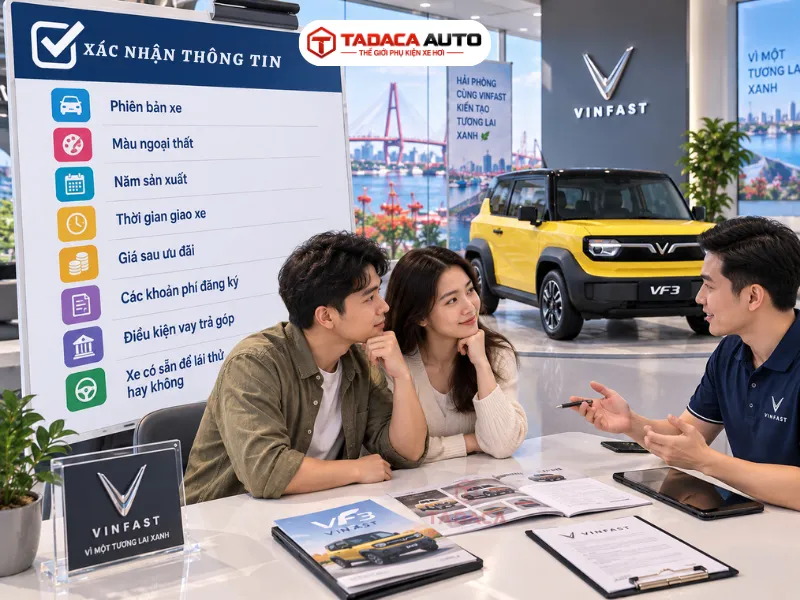 Những thông tin nên xác nhận trước khi đến showroom
