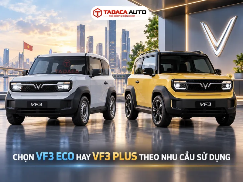 Chọn VF3 Eco hay VF3 Plus theo nhu cầu sử dụng