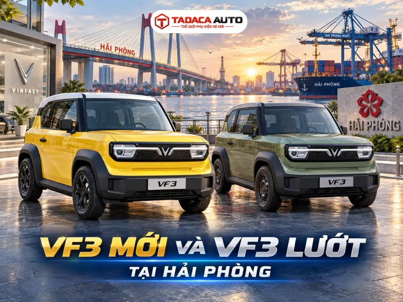 VF3 mới và VF3 lướt tại Hải Phòng