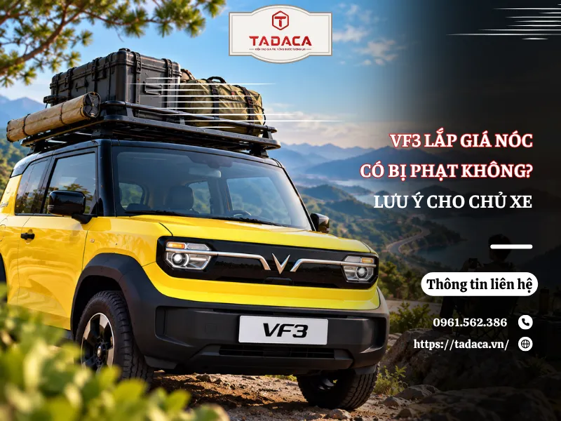 VF3 Lắp Giá Nóc Có Bị Phạt Không? Lưu Ý Cho Chủ Xe
