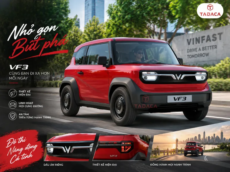 Màu đỏ Crimson Red chính hãng trên VF3