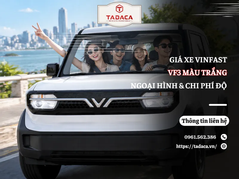 Giá Xe VinFast VF3 Màu Trắng, Ngoại Hình Và Chi Phí Độ