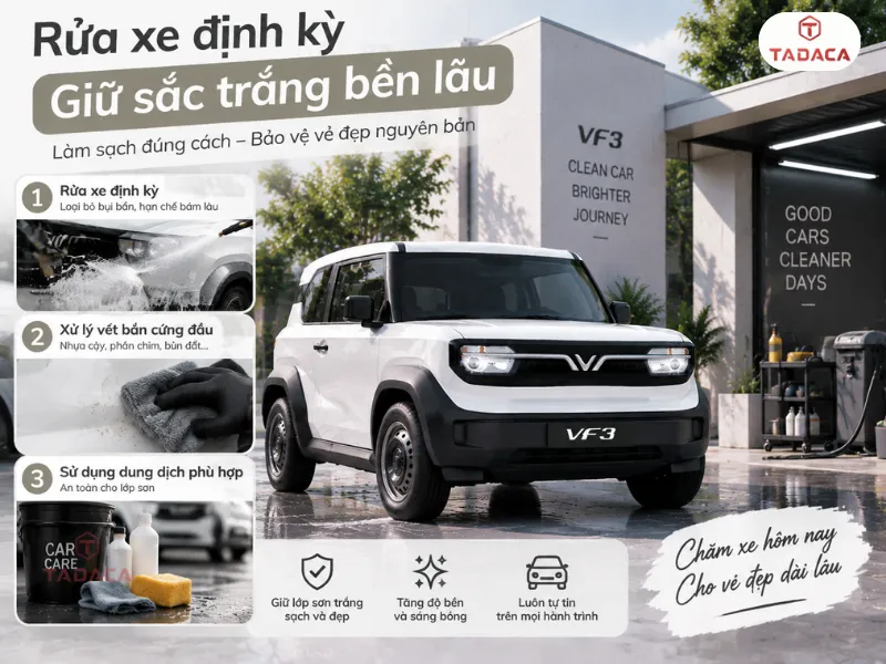 Giữ lớp sơn trắng sạch và đẹp trong quá trình sử dụng 