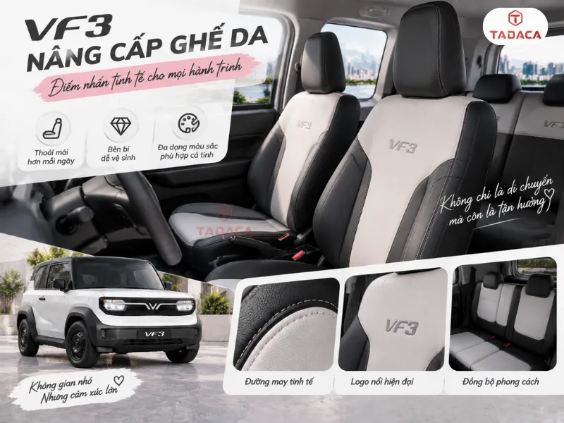 Nâng cấp ghế để tạo điểm nhấn bên trong cabin 