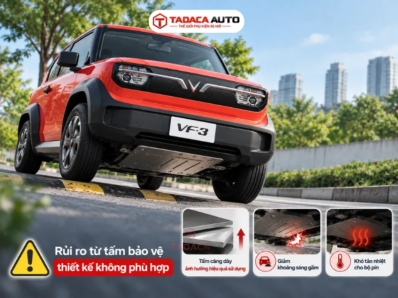 Những rủi ro từ tấm bảo vệ thiết kế không phù hợp