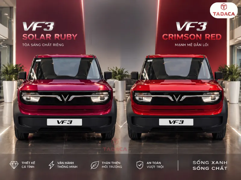 Solar Ruby và Crimson Red trên VF3