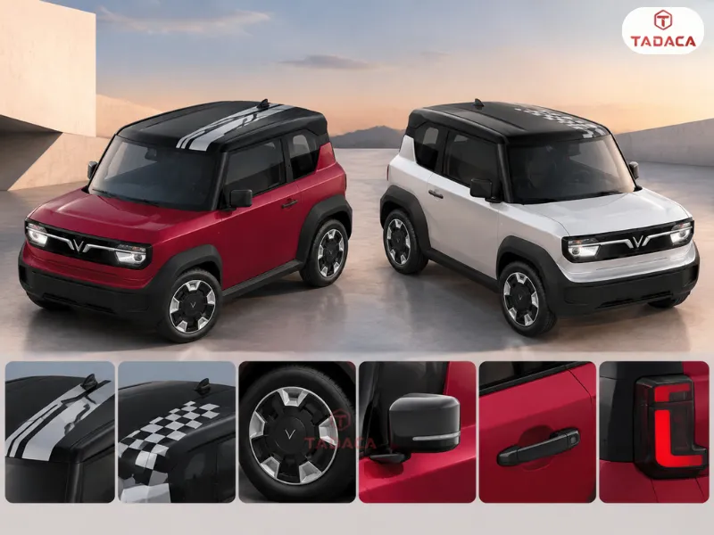 Decal nóc, mâm và các chi tiết ngoại thất
