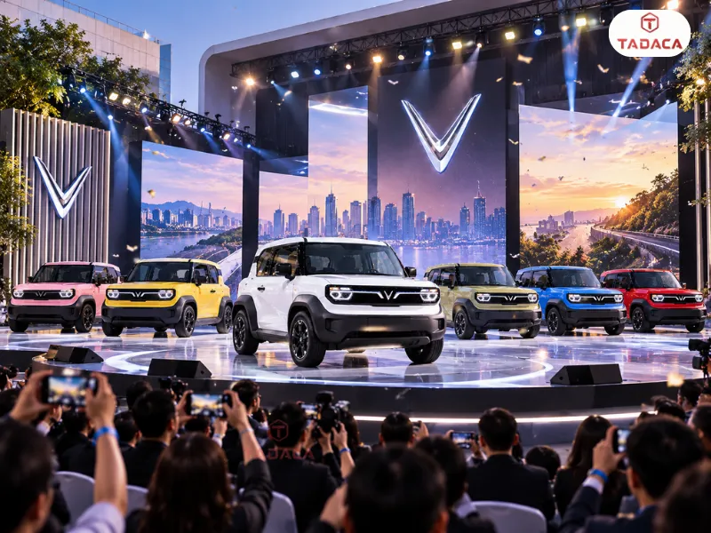 Các mốc ra mắt chính của VinFast VF 3 