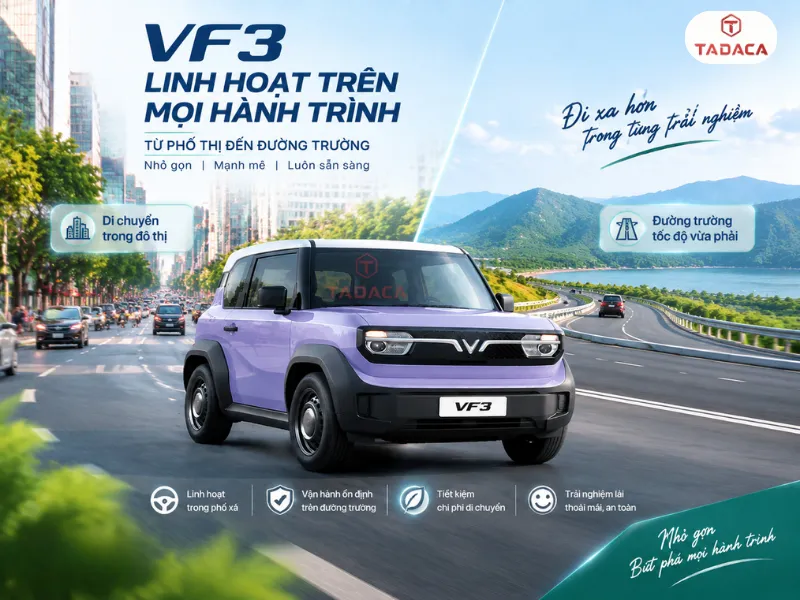 Di chuyển trong đô thị và đường trường tốc độ vừa phải