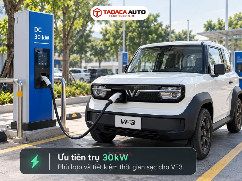 Ưu tiên trụ 30kW hay 60kW khi sử dụng VF3