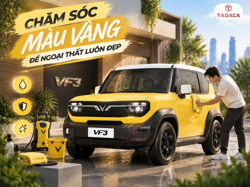 Chăm sóc màu vàng để ngoại thất luôn đẹp