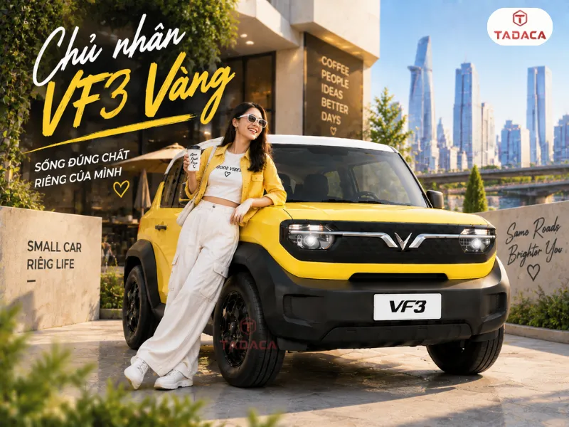 VF3 vàng phù hợp với phong cách người dùng nào?