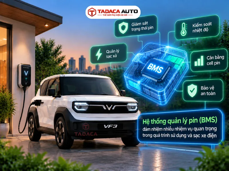 Vai trò của BMS trong quá trình sạc VF 3
