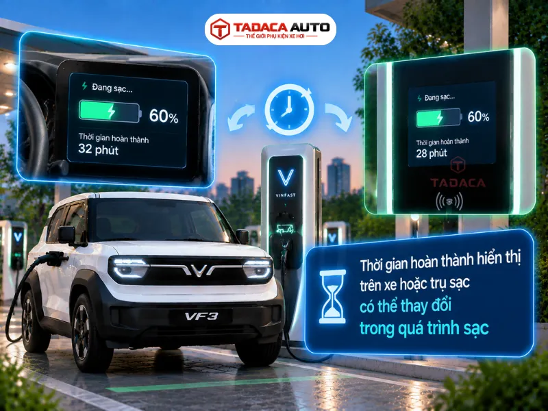 Theo dõi tốc độ sạc thay vì chỉ nhìn thời gian dự kiến