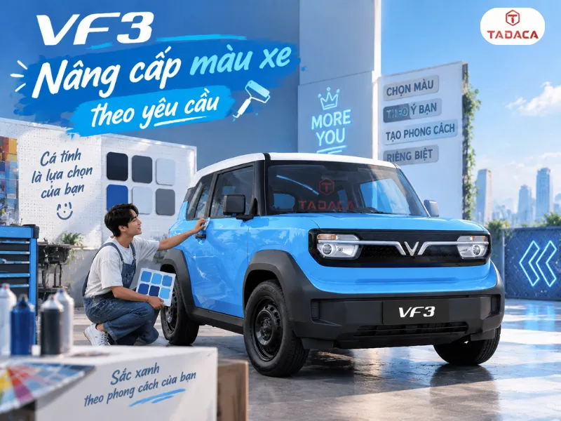 chi phí nâng cấp màu xe vf3