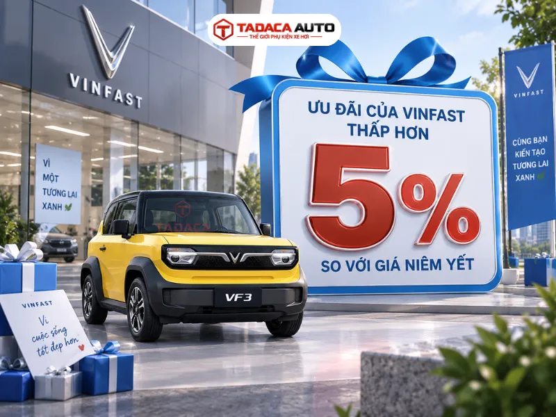 Ưu đãi của VinFast tác động trực tiếp đến tổng tiền nhận xe