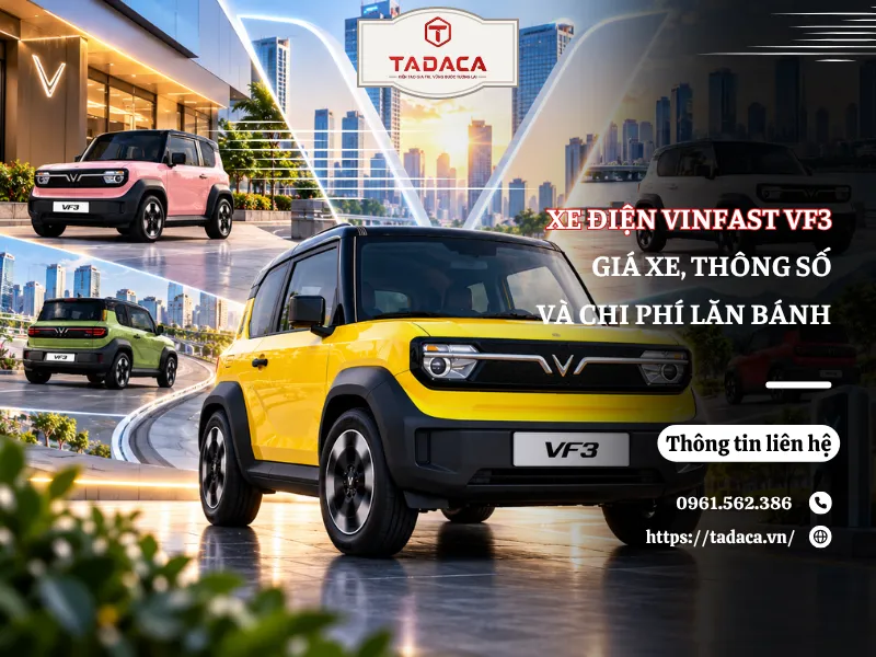 Xe Điện VinFast VF3: Giá Xe, Thông Số Và Chi Phí Lăn Bánh