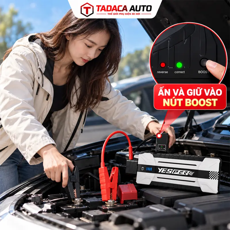 Hướng dẫn sử dụng bộ kích bình ắc quy Yesper Speed 4120A