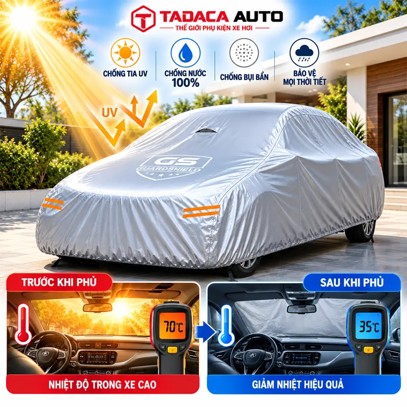 Hạn chế tia UV, bảo vệ lớp sơn và nội thất ô tô