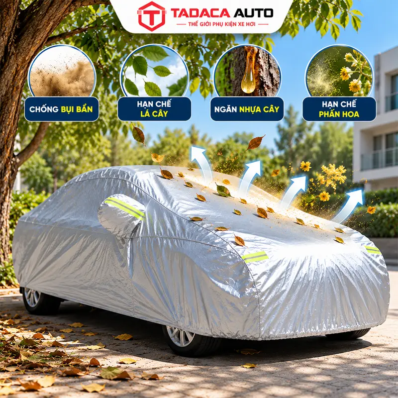 Hỗ trợ chống bụi, nhựa cây và các tác nhân từ môi trường