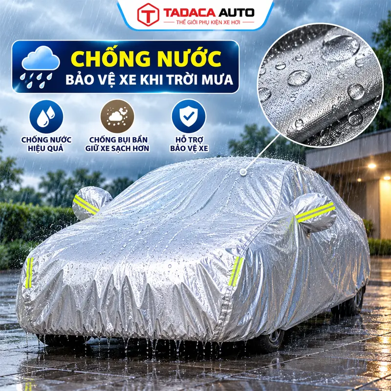 Chống nước và hỗ trợ bảo vệ xe khi trời mưa