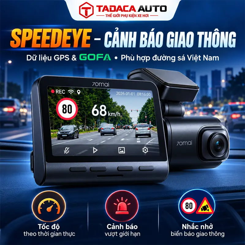 Công nghệ SpeedEye cảnh báo tốc độ và giao thông phù hợp với đường sá Việt Nam