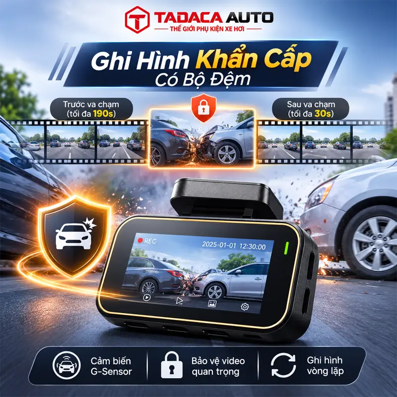 Ghi hình khẩn cấp có bộ đệm, lưu giữ video quan trọng