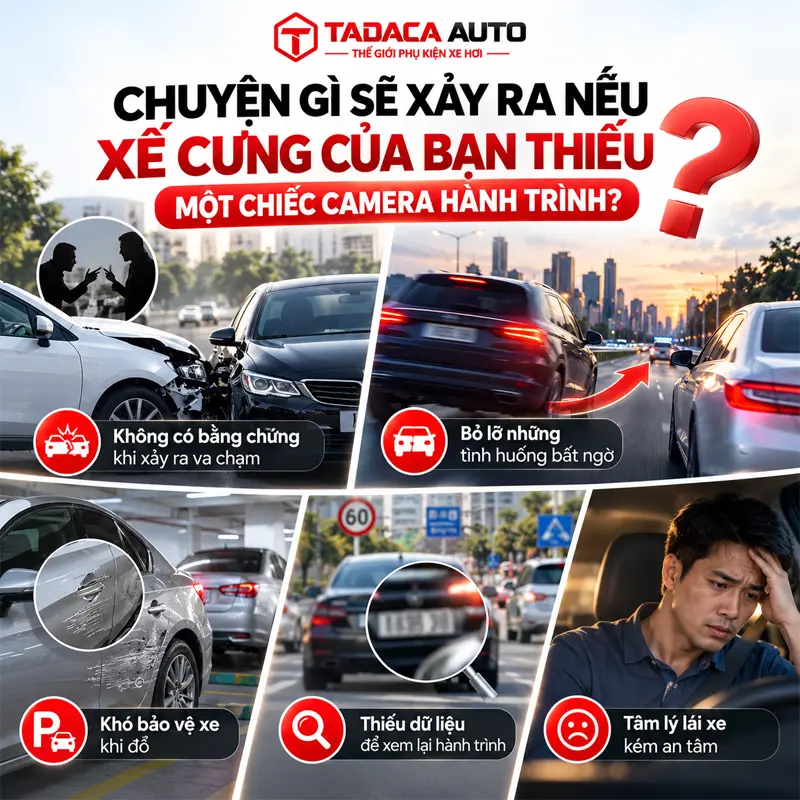 Chuyện gì sẽ xảy ra nếu xế cưng của bạn thiếu một chiếc camera hành trình?