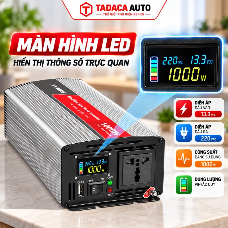 Màn hình LED hiển thị thông số trực quan