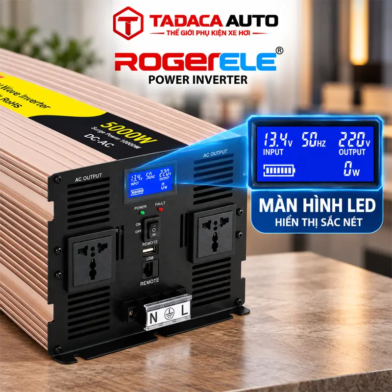 Màn hình LED hiển thị sắc nét, theo dõi thông số dễ dàng trong quá trình sử dụng 