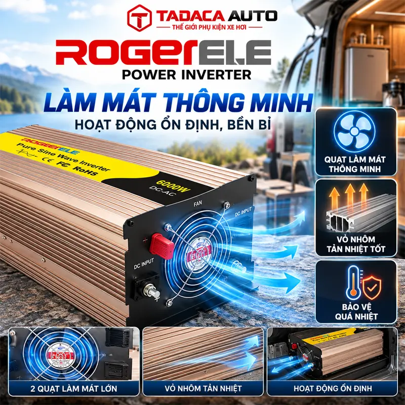 Làm mát thông minh, hỗ trợ hoạt động ổn định  