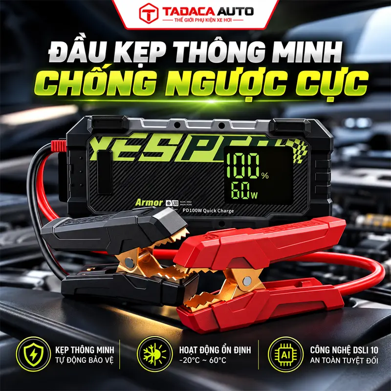 Kẹp thông minh – tăng độ an toàn khi kích bình