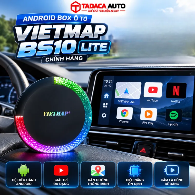 Android Box ô tô Vietmap BS10 Lite