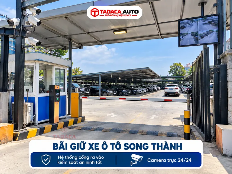 Bãi giữ xe ô tô tại khu vực Phú Viên, Bồ Đề
