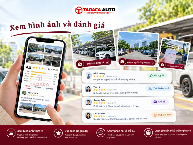 Xem hình ảnh thực tế và đánh giá của người dùng