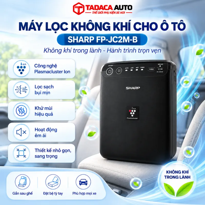 Máy lọc không khí Ô Tô Sharp FP-JC2M-B