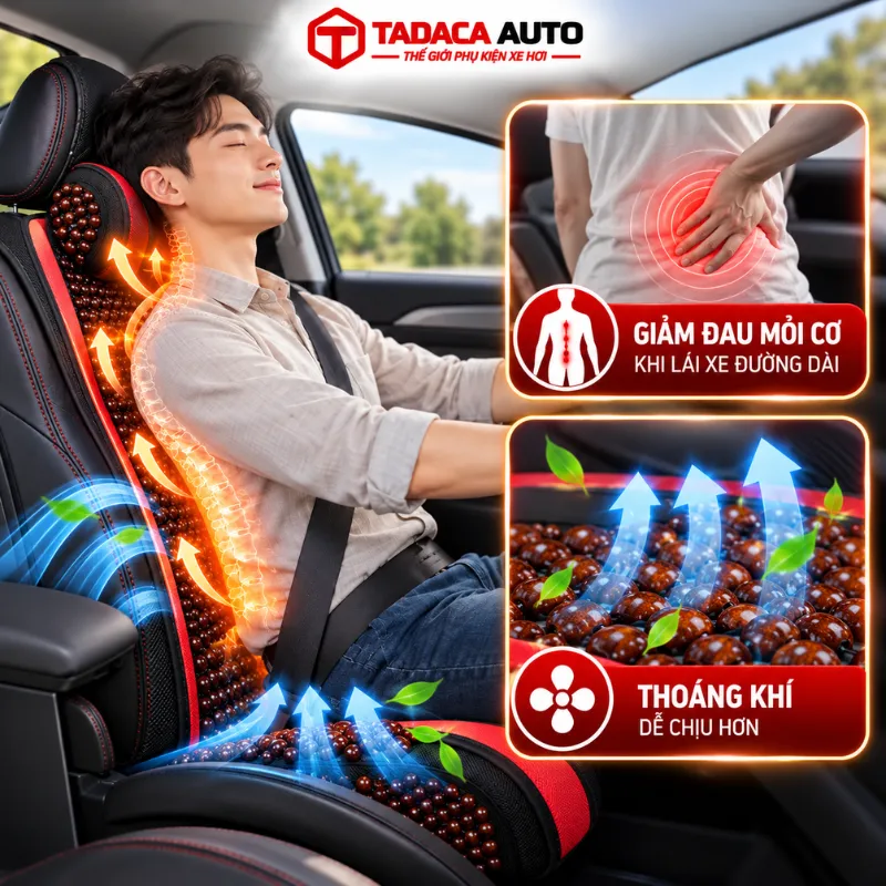 Hạt gỗ tạo cảm giác dễ chịu, thoải mái