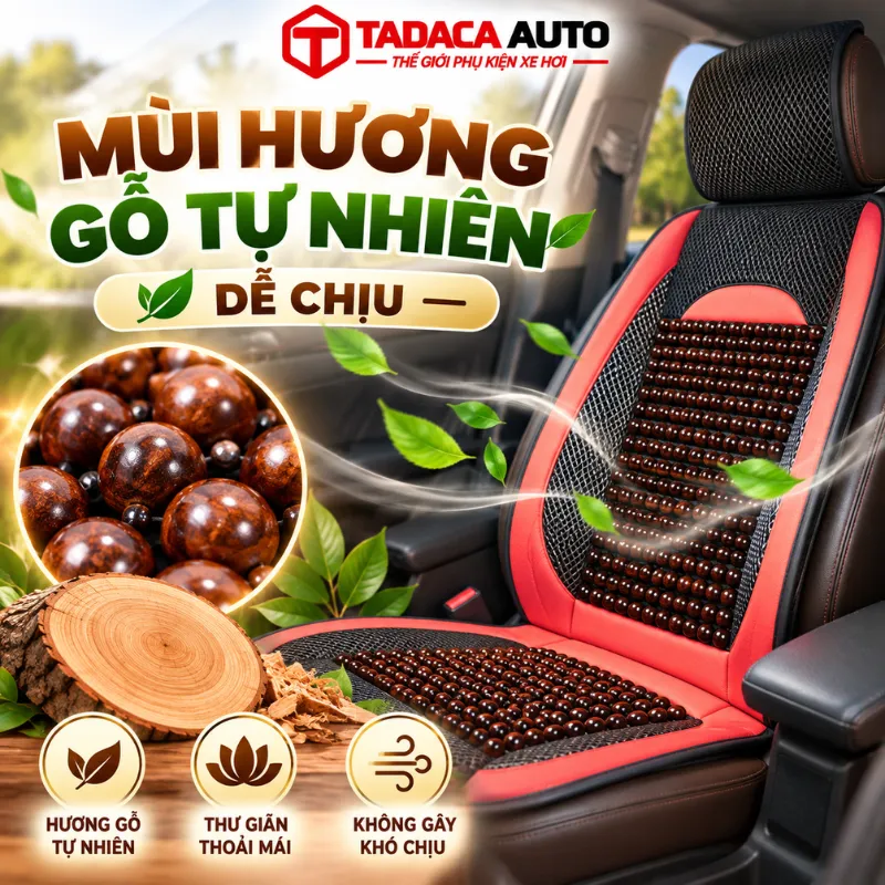 Mùi hương gỗ tự nhiên dễ chịu
