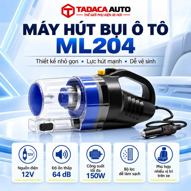 Máy hút bụi ô tô Michelin ML204