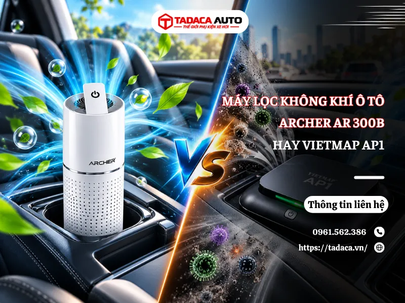 Chọn Máy Lọc Không Khí Ô Tô Archer AR 300B Hay Vietmap AP1