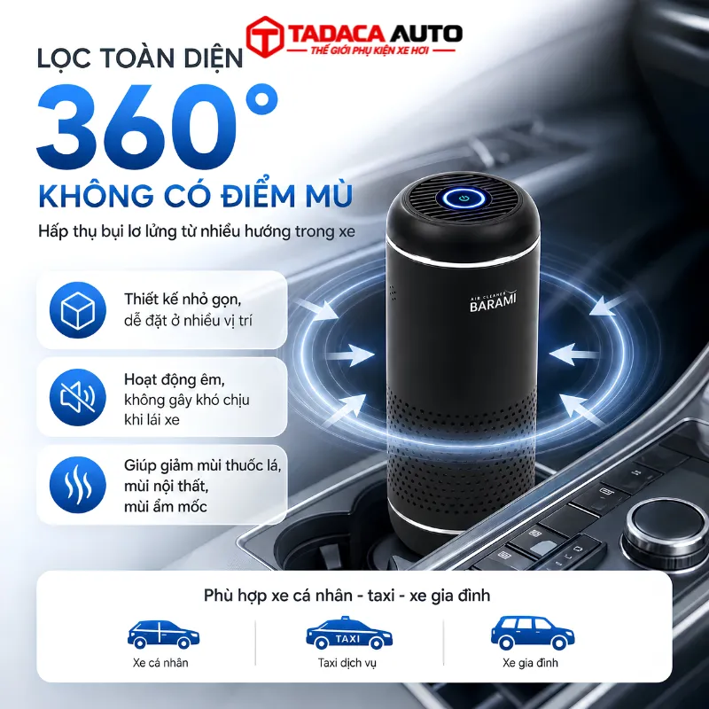 Lọc không khí toàn diện 360°