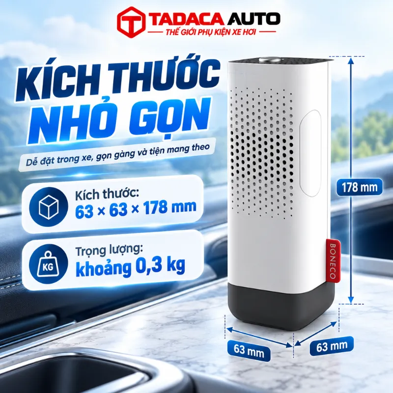 Thiết kế nhỏ gọn, dùng USB-C tiện lợi
