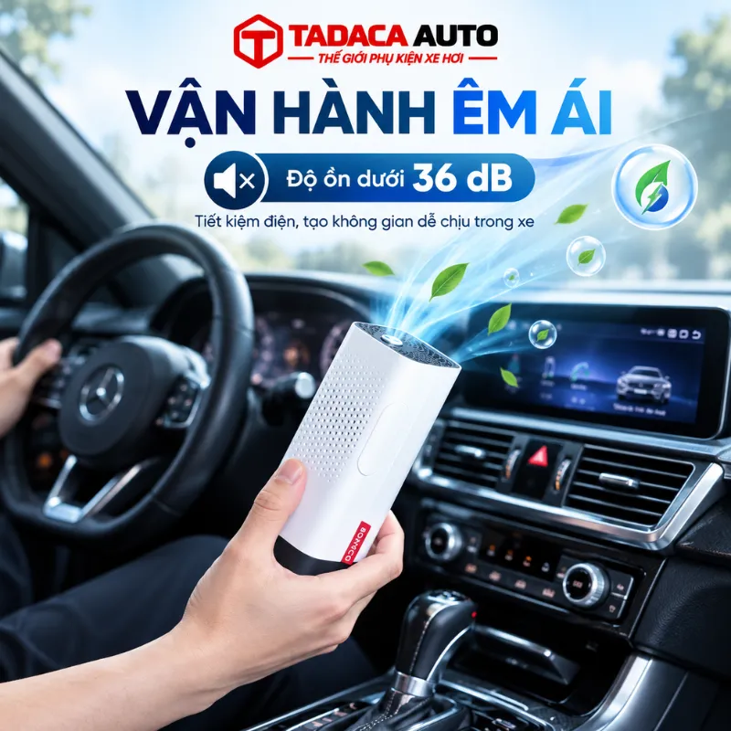 Vận hành êm ái, tiết kiệm điện