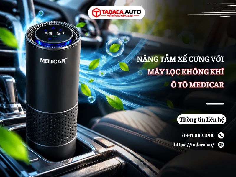 Nâng Tầm Xế Cưng Với Máy Lọc Không Khí Ô Tô Medicar