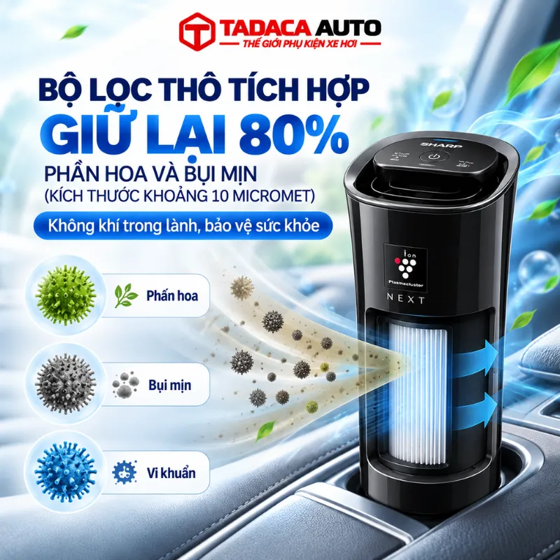 Bộ lọc bắt phấn hoa và bụi