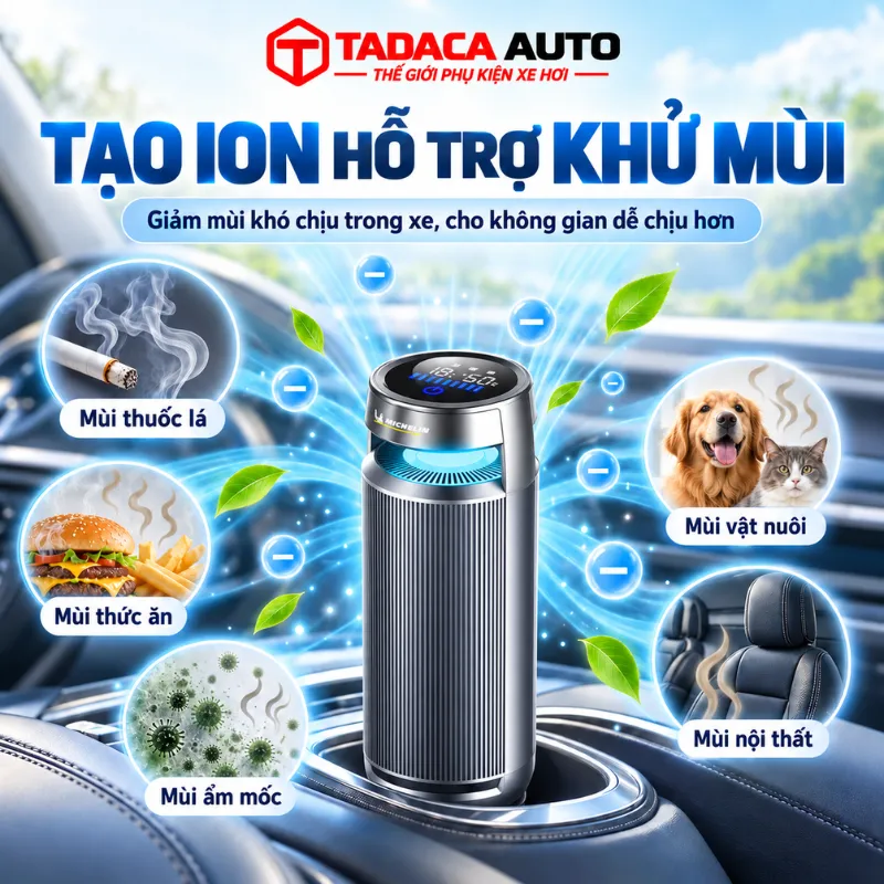 Tạo ion hỗ trợ khử mùi